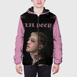 Куртка с капюшоном мужская LiL PEEP, цвет: 3D-черный — фото 2