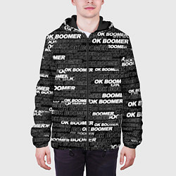 Куртка с капюшоном мужская OK BOOMER, цвет: 3D-черный — фото 2