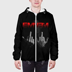 Куртка с капюшоном мужская EMINEM, цвет: 3D-белый — фото 2