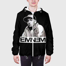 Куртка с капюшоном мужская Eminem, цвет: 3D-белый — фото 2