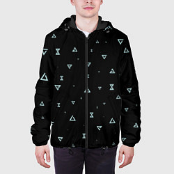 Куртка с капюшоном мужская Witchersigns, цвет: 3D-черный — фото 2