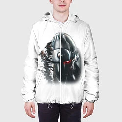Куртка с капюшоном мужская Стальной алхимик, цвет: 3D-белый — фото 2