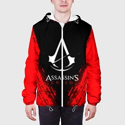 Куртка с капюшоном мужская Assassin’s Creed, цвет: 3D-белый — фото 2