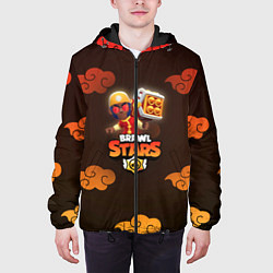 Куртка с капюшоном мужская Brawl Stars Lion Dance Brock, цвет: 3D-черный — фото 2