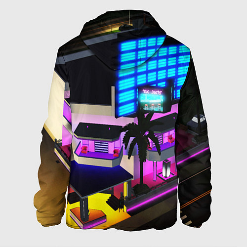 Мужская куртка GTA:VICE CITY / 3D-Черный – фото 2
