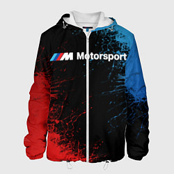 Куртка с капюшоном мужская БМВ Мотоспорт, цвет: 3D-белый