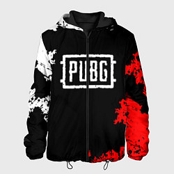 Куртка с капюшоном мужская PUBG, цвет: 3D-черный