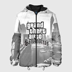 Куртка с капюшоном мужская GTA SanAndreas, цвет: 3D-черный