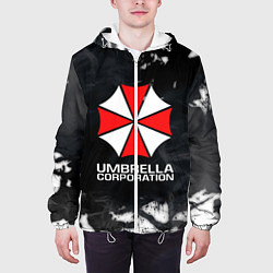Куртка с капюшоном мужская UMBRELLA CORP, цвет: 3D-белый — фото 2