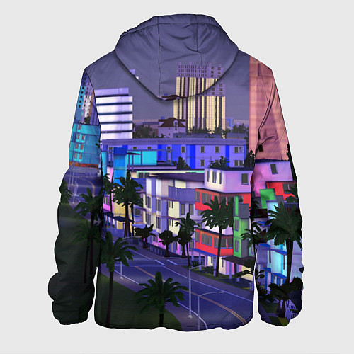 Мужская куртка Grand Theft Auto Vice City / 3D-Черный – фото 2