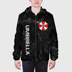 Куртка с капюшоном мужская UMBRELLA CORP цвета 3D-черный — фото 2