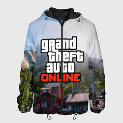 Куртка с капюшоном мужская GTA Online, цвет: 3D-черный