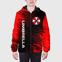 Куртка с капюшоном мужская UMBRELLA CORPORATION, цвет: 3D-черный — фото 2