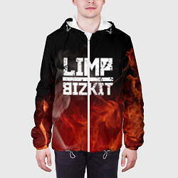 Куртка с капюшоном мужская LIMP BIZKIT, цвет: 3D-белый — фото 2