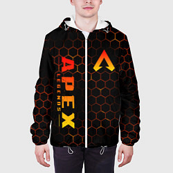 Куртка с капюшоном мужская APEX LEGENDS, цвет: 3D-белый — фото 2