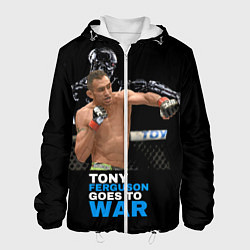 Куртка с капюшоном мужская Tony Ferguson, цвет: 3D-белый