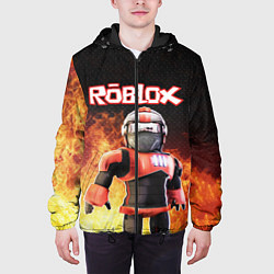 Куртка с капюшоном мужская ROBLOX, цвет: 3D-черный — фото 2