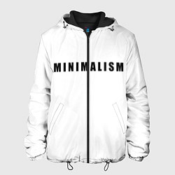 Куртка с капюшоном мужская Минимализм, цвет: 3D-черный