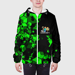 Куртка с капюшоном мужская MINECRAFT, цвет: 3D-белый — фото 2