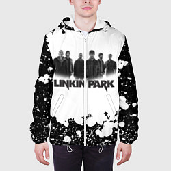 Куртка с капюшоном мужская LINKIN PARKспина, цвет: 3D-белый — фото 2