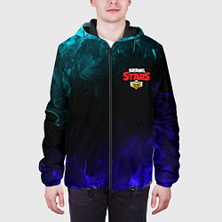 Куртка с капюшоном мужская Brawl stars MRP, цвет: 3D-черный — фото 2