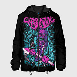 Куртка с капюшоном мужская Conducting from the Grave, цвет: 3D-черный