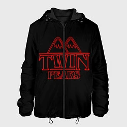 Куртка с капюшоном мужская Twin Peaks, цвет: 3D-черный