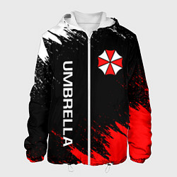 Куртка с капюшоном мужская RESIDENT EVIL UMBRELLA, цвет: 3D-белый