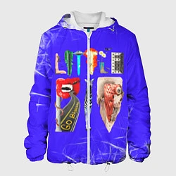Куртка с капюшоном мужская Little Big, цвет: 3D-белый