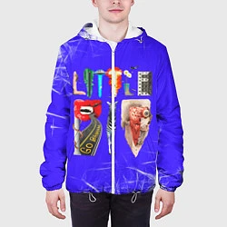 Куртка с капюшоном мужская Little Big, цвет: 3D-белый — фото 2