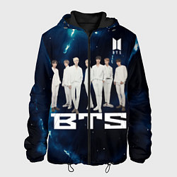 Куртка с капюшоном мужская BTS, цвет: 3D-черный