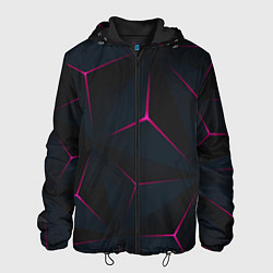 Куртка с капюшоном мужская Геометрия, цвет: 3D-черный