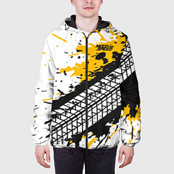 Куртка с капюшоном мужская Need for Speed, цвет: 3D-черный — фото 2