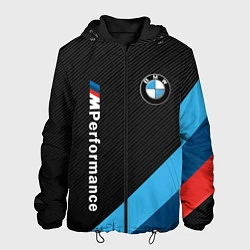 Куртка с капюшоном мужская BMW M PERFORMANCE, цвет: 3D-черный