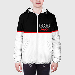 Куртка с капюшоном мужская AUDI SPORT, цвет: 3D-белый — фото 2