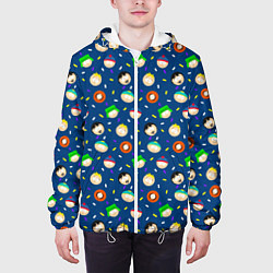 Куртка с капюшоном мужская South Park, цвет: 3D-белый — фото 2
