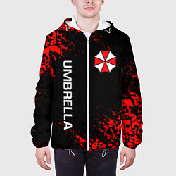 Куртка с капюшоном мужская UMBRELLA CORP, цвет: 3D-белый — фото 2