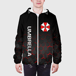 Куртка с капюшоном мужская UMBRELLA CORP, цвет: 3D-белый — фото 2