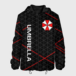 Куртка с капюшоном мужская UMBRELLA CORP, цвет: 3D-черный