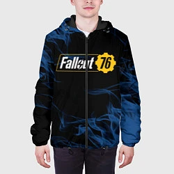 Куртка с капюшоном мужская FALLOUT76, цвет: 3D-черный — фото 2