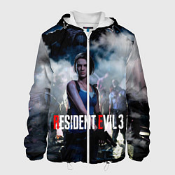 Куртка с капюшоном мужская RESIDENT EVIL 3, цвет: 3D-белый