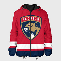 Куртка с капюшоном мужская Флорида Пантерз, цвет: 3D-черный