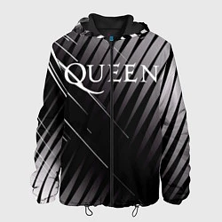 Куртка с капюшоном мужская Queen, цвет: 3D-черный