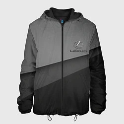 Куртка с капюшоном мужская Lexus, цвет: 3D-черный