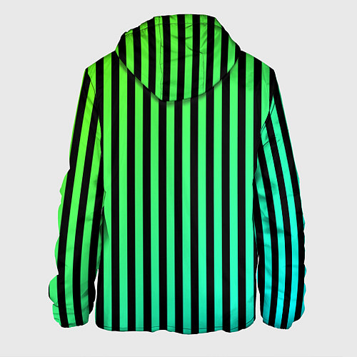 Мужская куртка Пикси полосы / 3D-Черный – фото 2