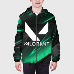 Куртка с капюшоном мужская VALORANT, цвет: 3D-черный — фото 2