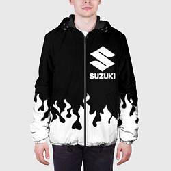 Куртка с капюшоном мужская SUZUKI 10, цвет: 3D-черный — фото 2