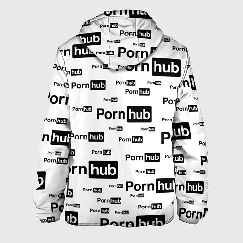 Мужская куртка PornHub / 3D-Черный – фото 2