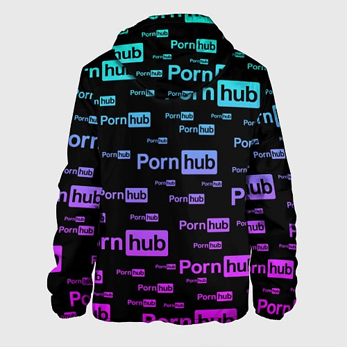Мужская куртка PornHub / 3D-Черный – фото 2