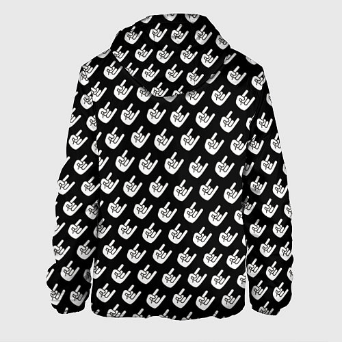 Мужская куртка Паттерн Рок коза / 3D-Черный – фото 2